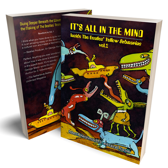 Front and back covers of It's All in the Mind: Inside the Beatles' Yellow Submarine, volume 2
